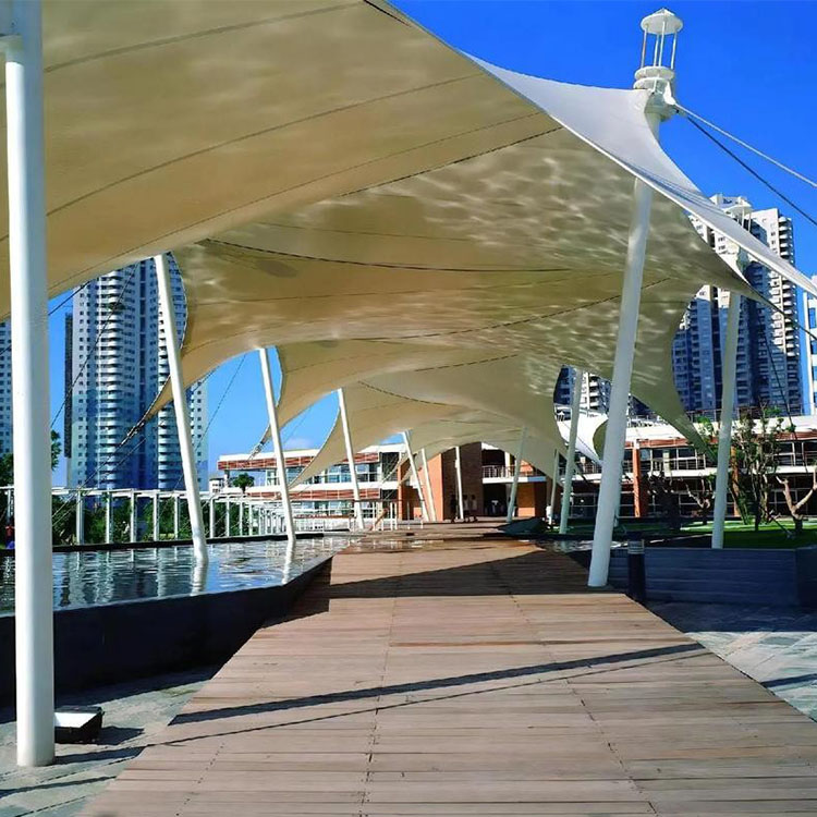 洛宁县膜结构景观棚