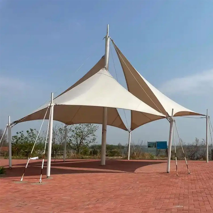 洛宁县膜结构景观棚