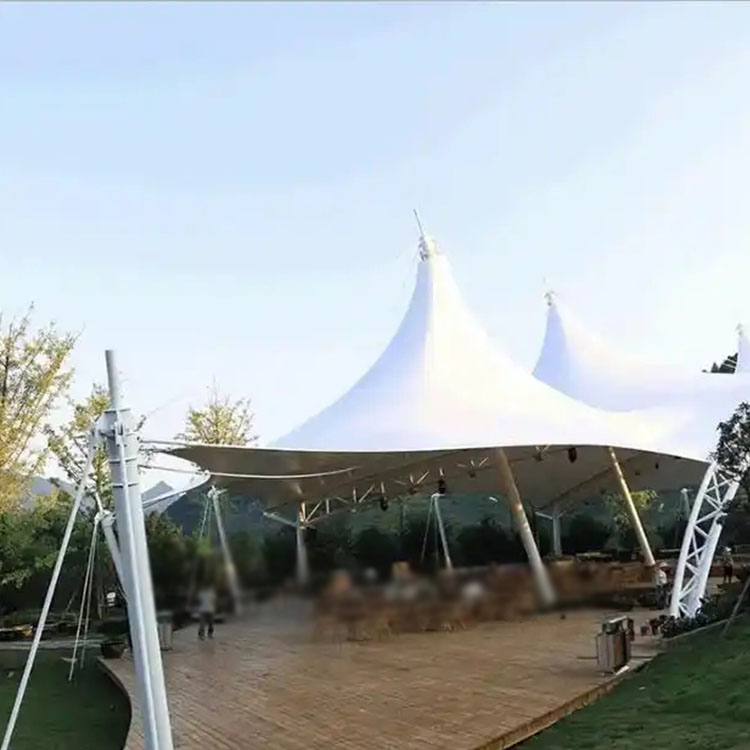 洛宁县膜结构景观棚