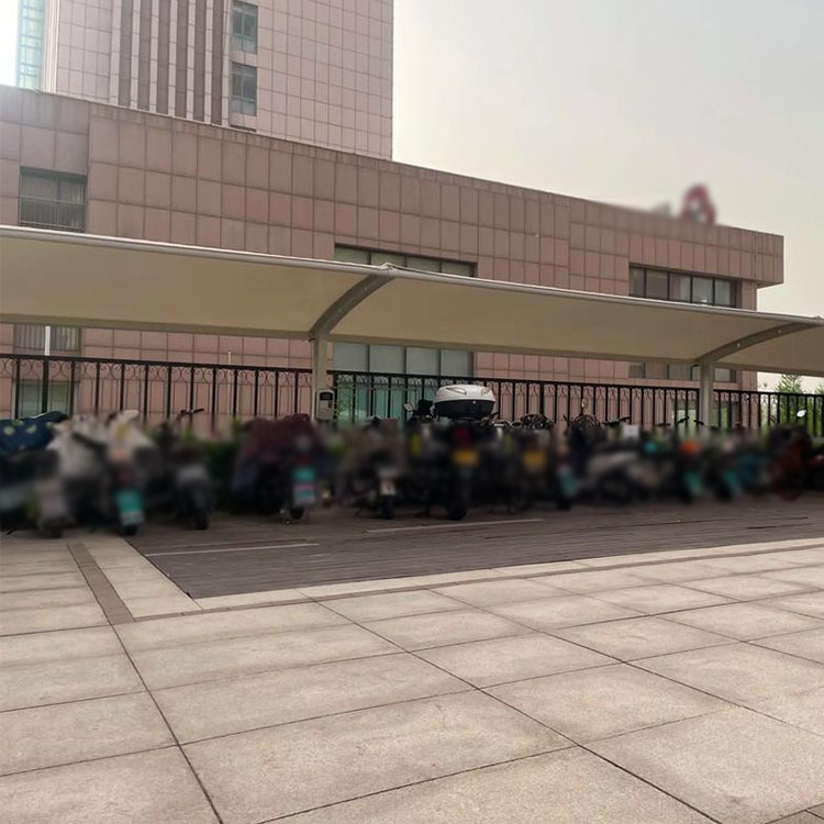 洛宁县膜结构电动车棚